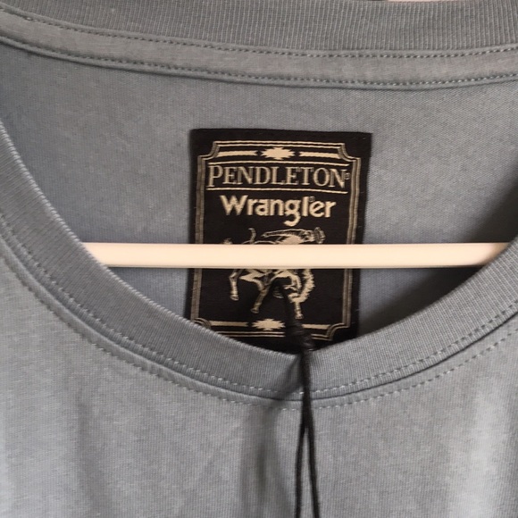 Pendleton Whiskey and Wrangler short sleeve men’s mid weight shirt - Picture 2 of 11